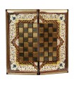 تخته نرد و شطرنج خاتم کاری صدفی نقاشی تذهیب 5010