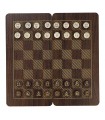 تخته نرد و شطرنج مسافرتی با کاور چوبی چرمی
